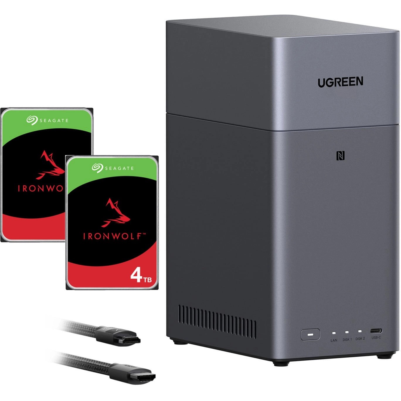 Ugreen DH2300 Bundle with 2x Seagate