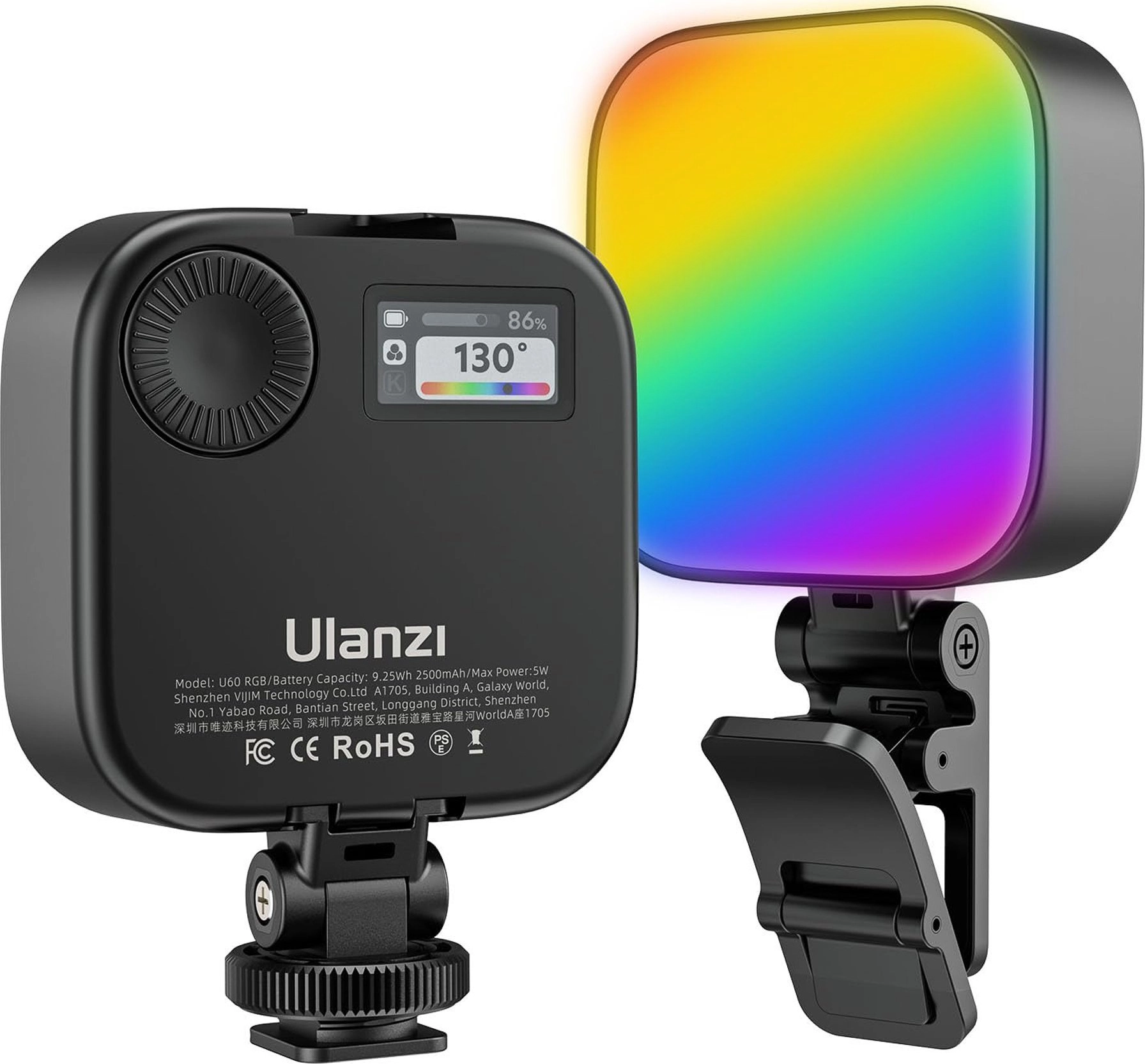 Ulanzi Ulanzi U60 Lampa LED RGB