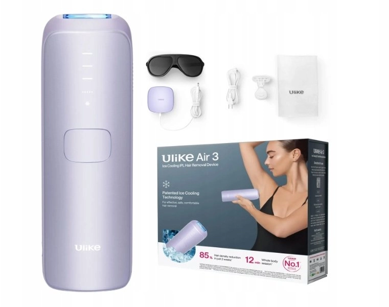 Ulike Air3 Plus purple IPL hair