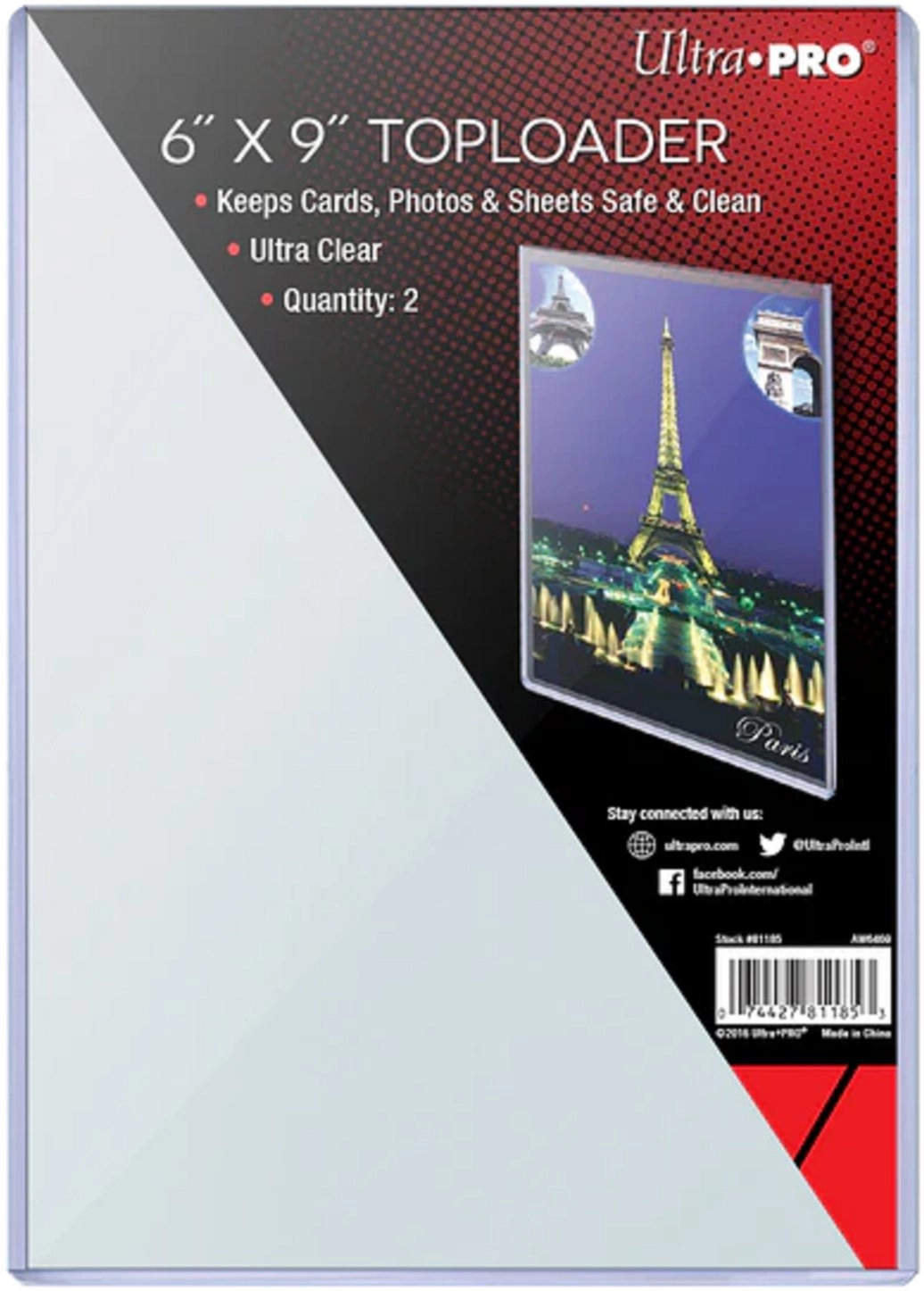 Ultra-Pro Ultra Pro: Toploader 6`` x