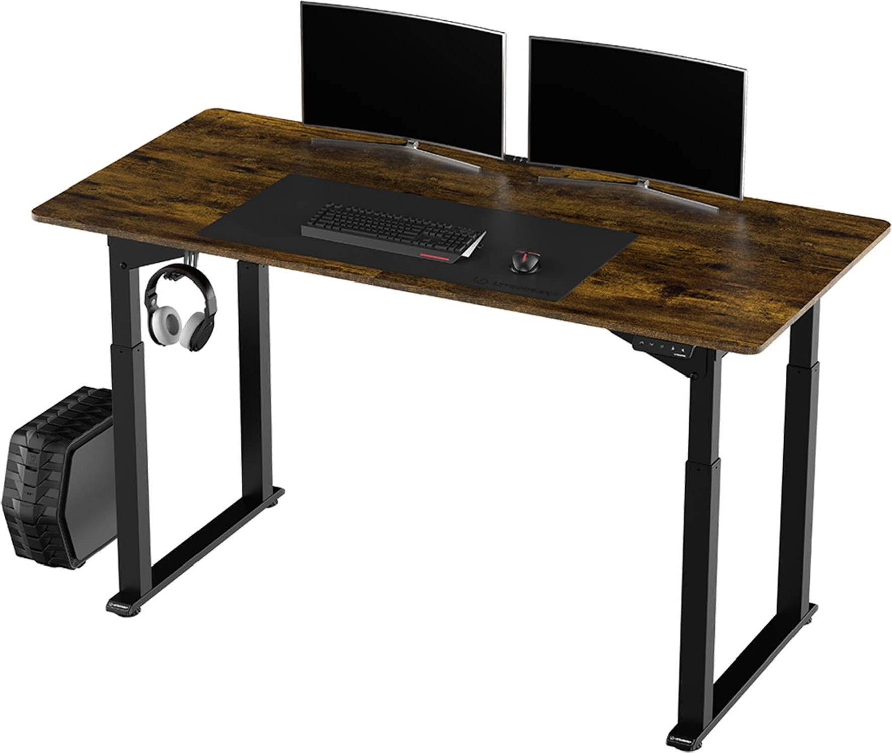 Ultradesk desk Desk  electrically adjustable  brown