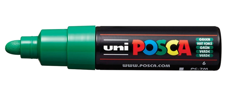 POSCA PC-7M Green ( 13040498 4902778228302