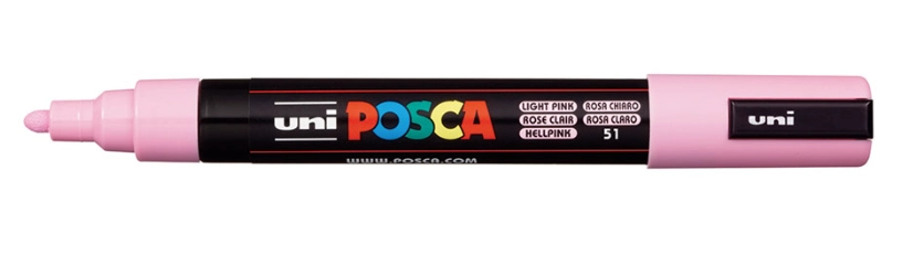 POSCA PC-5M Light Pink 13040500 4902778036891