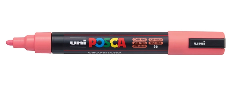 POSCA PC-5M Coral Pink 13040490 4902778198025