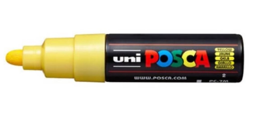 POSCA PC-7M Yellow 13040499 4902778228265