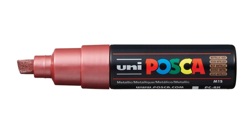 POSCA PC-8K Metallic Red 12988460 4902778113646