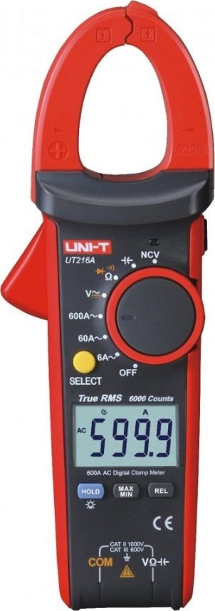Uni-T 600 A TrueRMS clamp meter