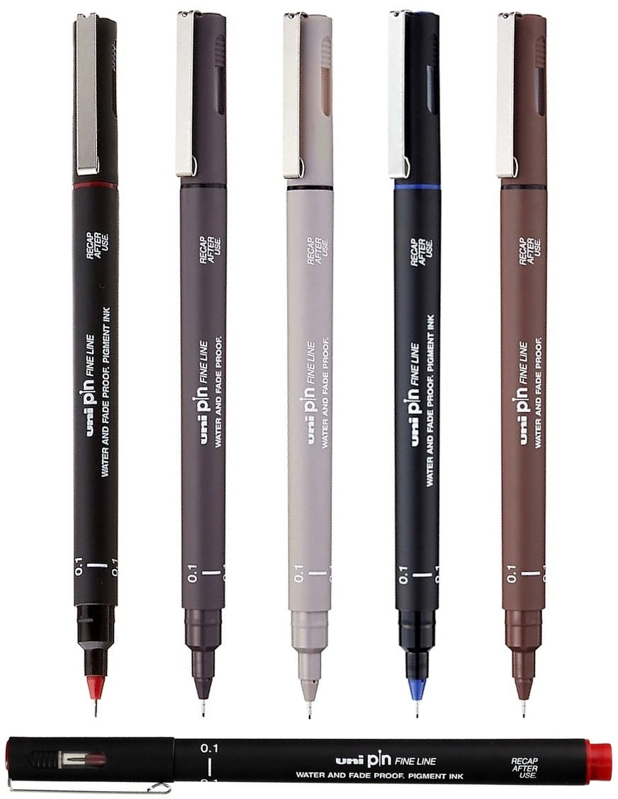 Uni Uni Pin-200 fine-liner 0.1mm