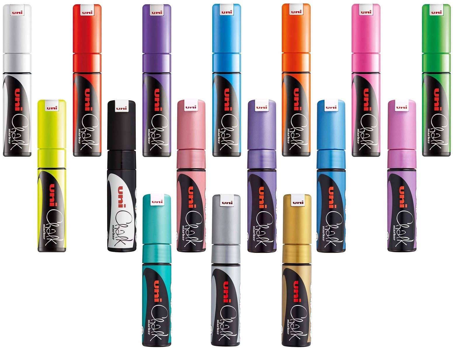 Uni Uni PWE-8K chalk marker silver