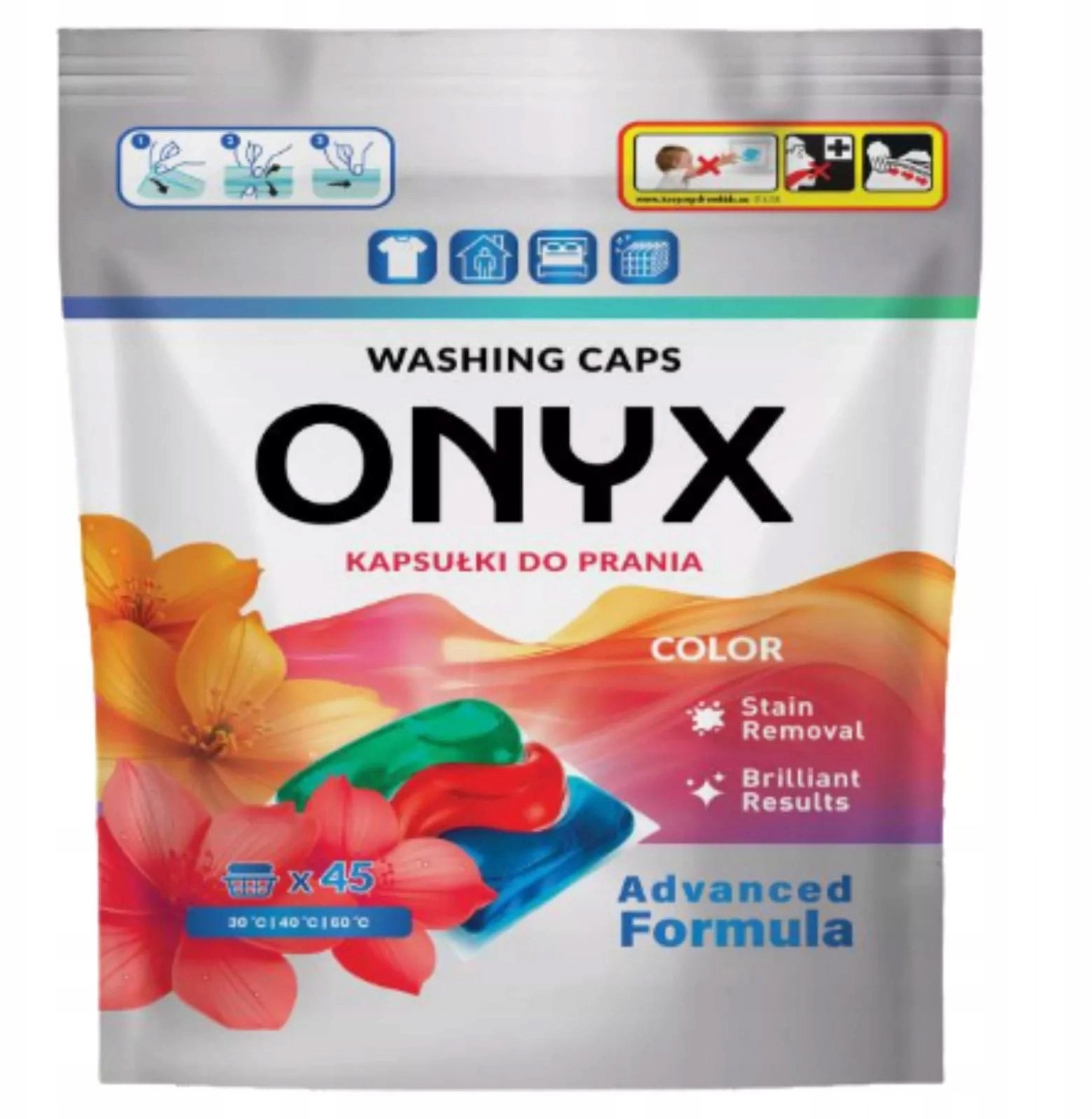 ONYX Laundry capsules 45 washes 3in1