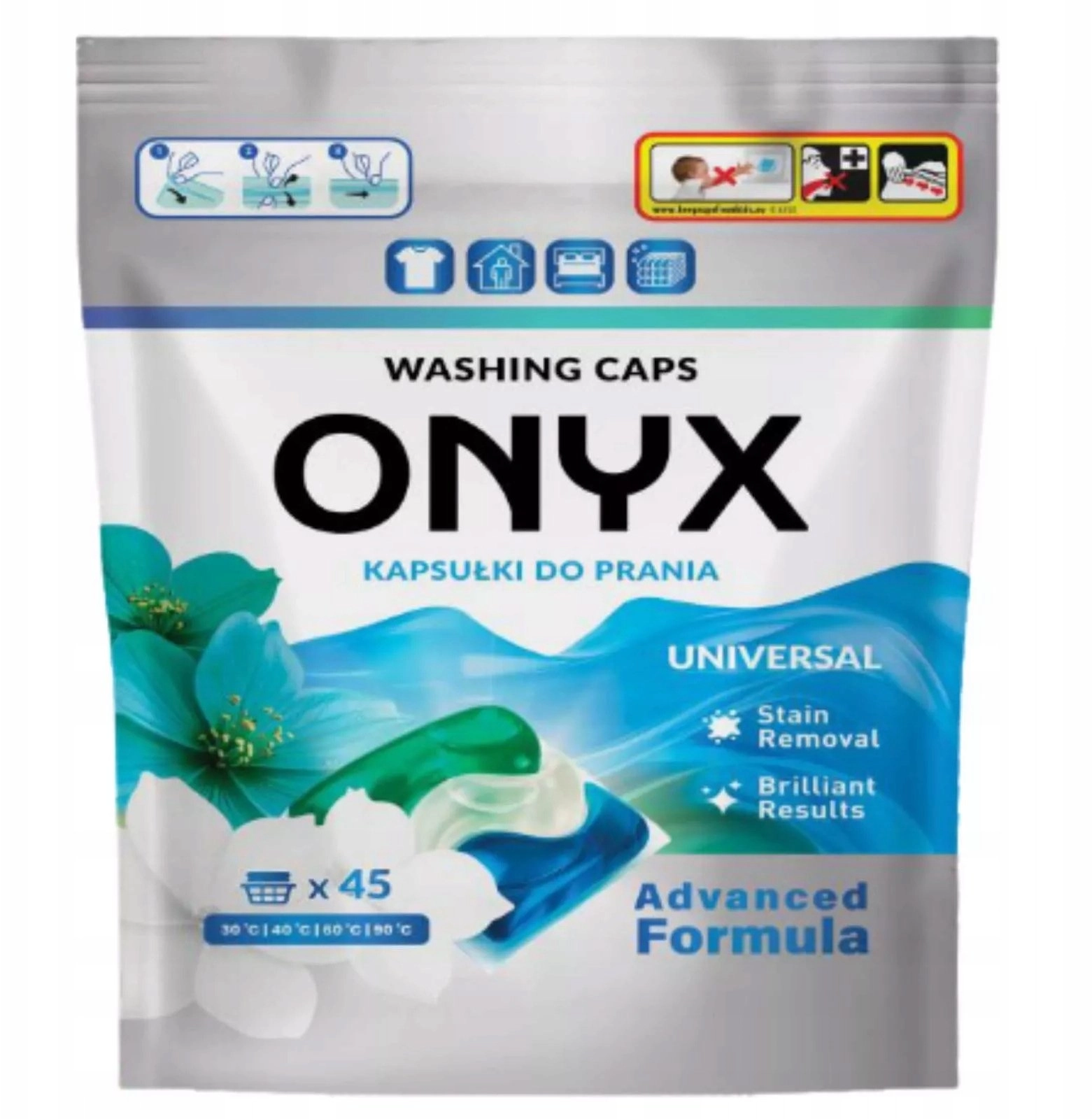 ONYX Laundry capsules 45 washes 3in1