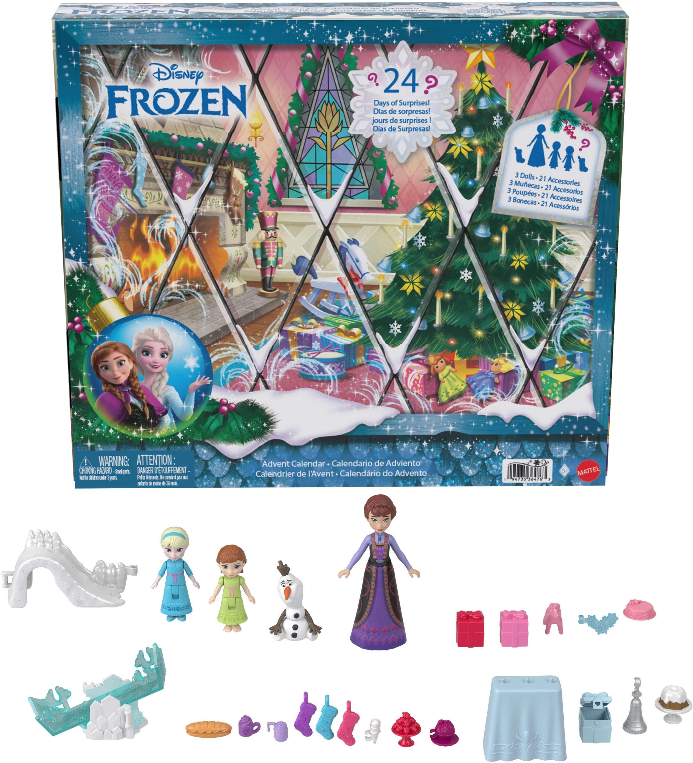Disney Frozen Advent Calendar with 24