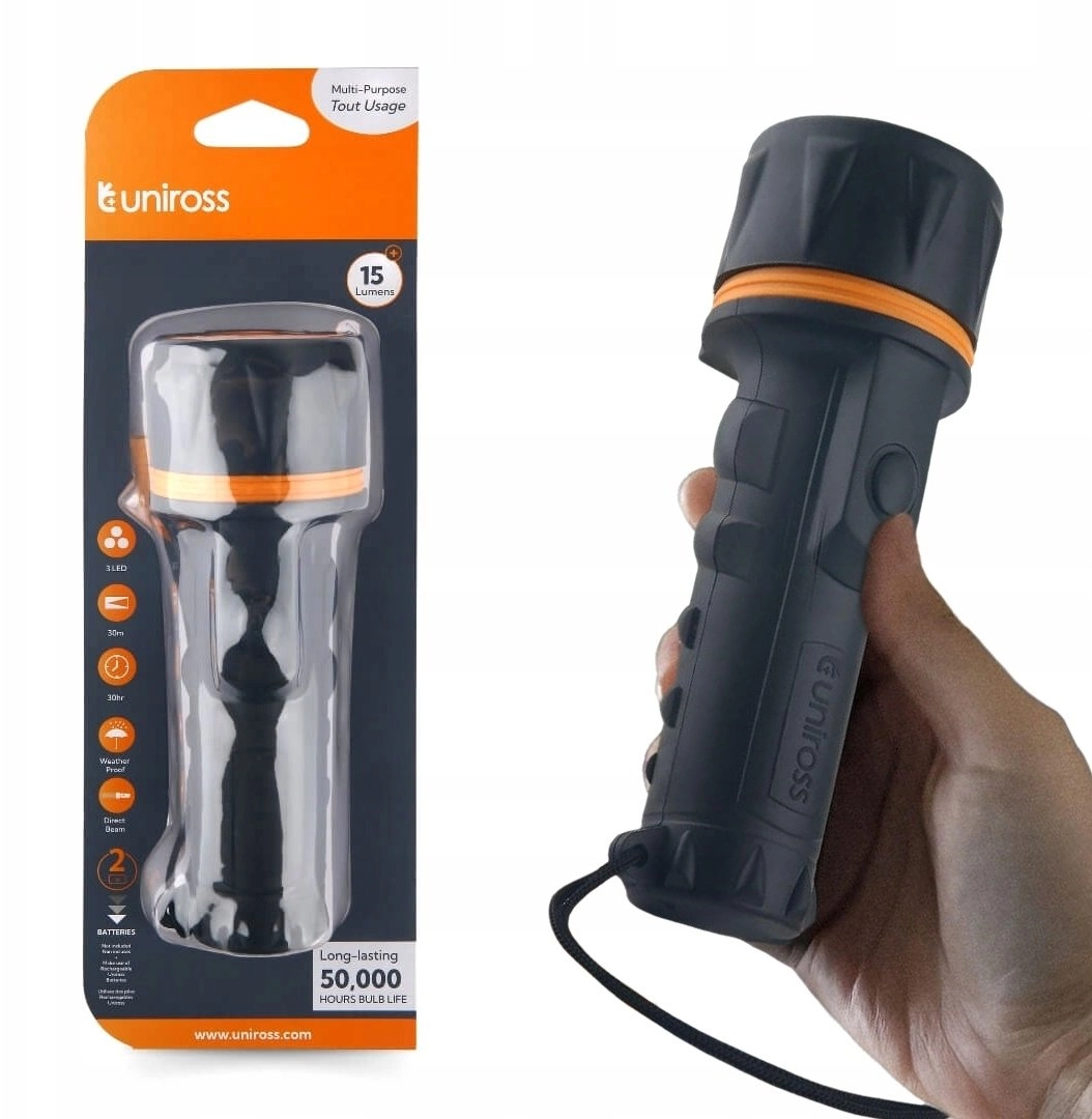 Uniross Flashlight Uniross Heavy Duty Torch
