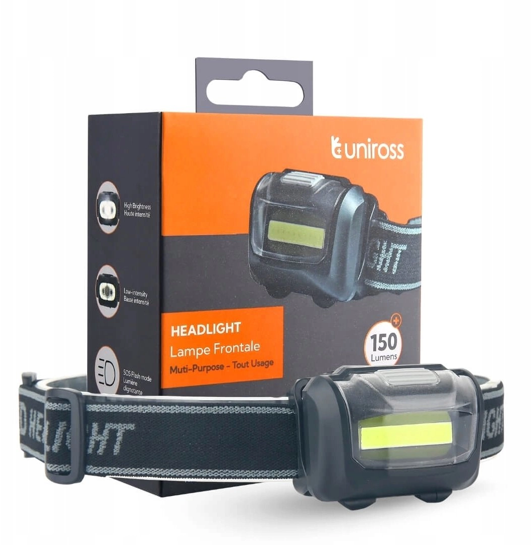 UnirossUltraLite Headlamp 150LM Pandelampe ULSH05 4895122322309