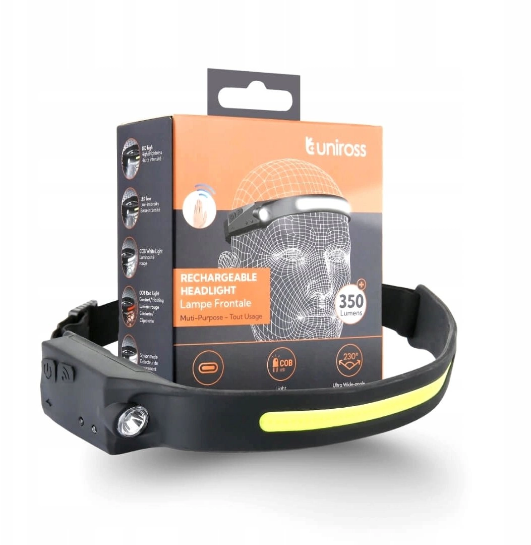 Uniross flashlight Uniross 350LM 230` Sensor