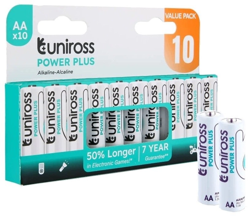 Uniross Batteri Pakke med 10 stk
