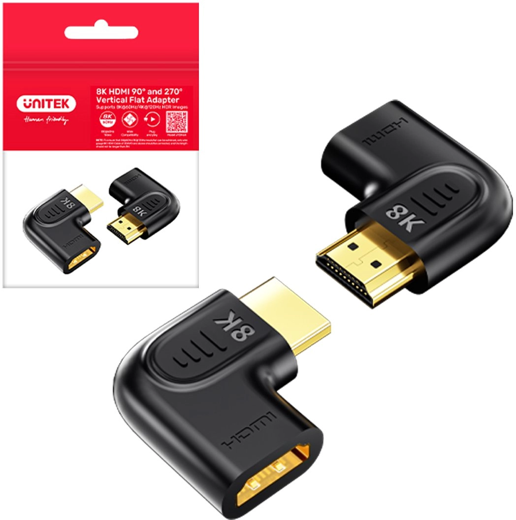Unitek Flat 8K HDMI Adapter 90