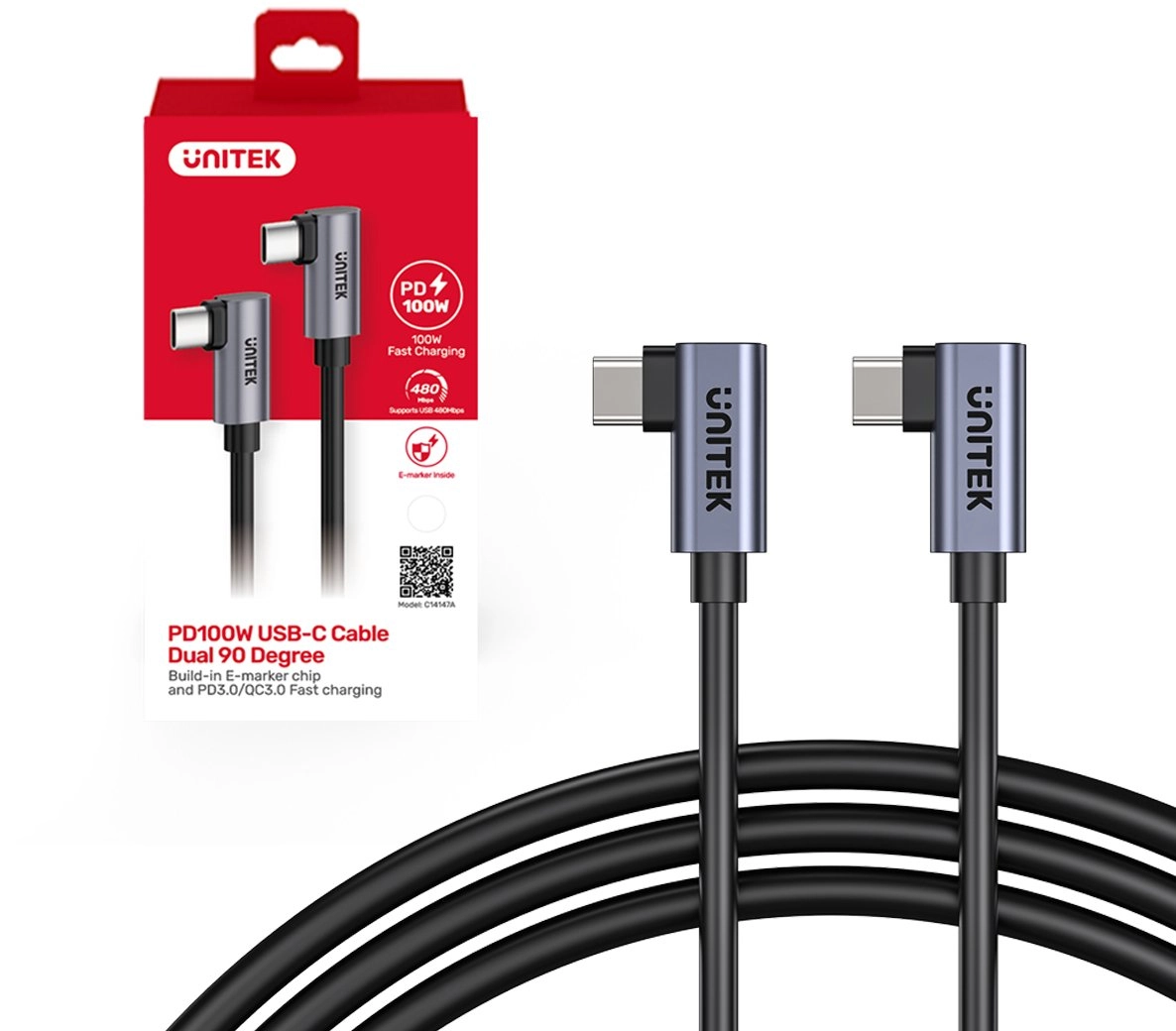Cable USB Type-C cable 50cm Unitek