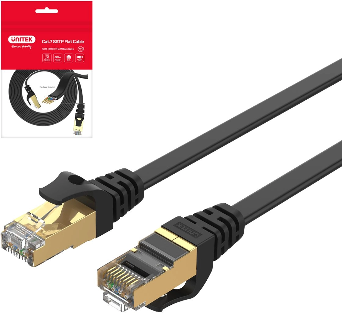 UNITEK C1897BK-1M networking cable Black Cat7