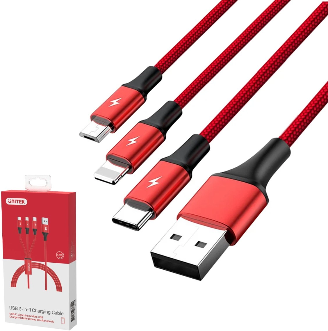 Kabel USB Unitek USB-A - USB-C