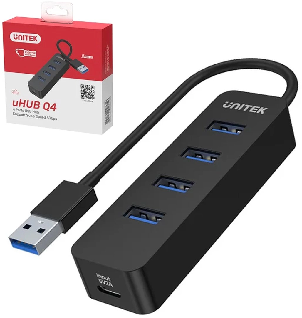 UNITEK HUB USB-A 4X USB-A 3