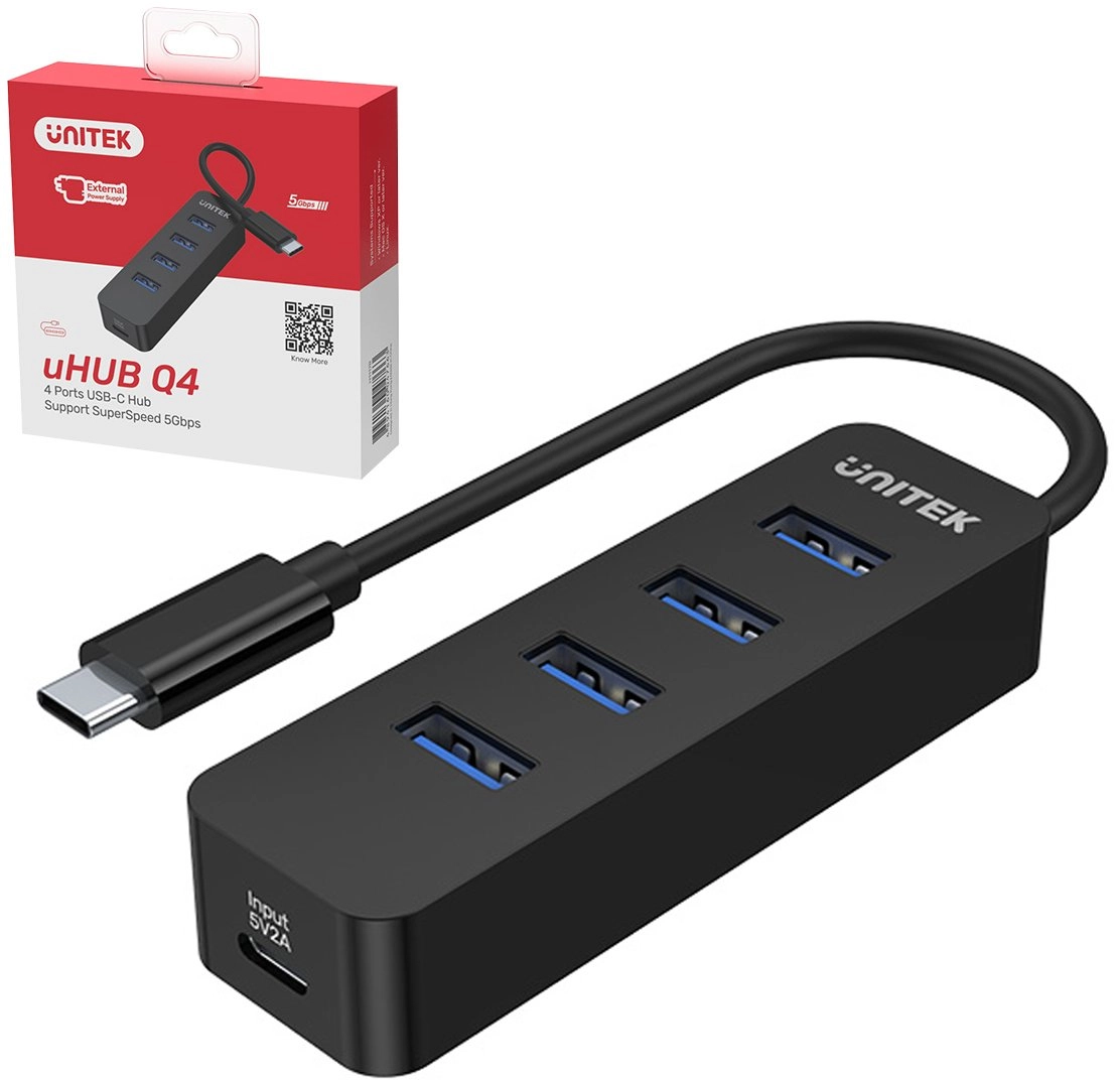 UNITEK HUB USB-C 4XUSB-A 3.1