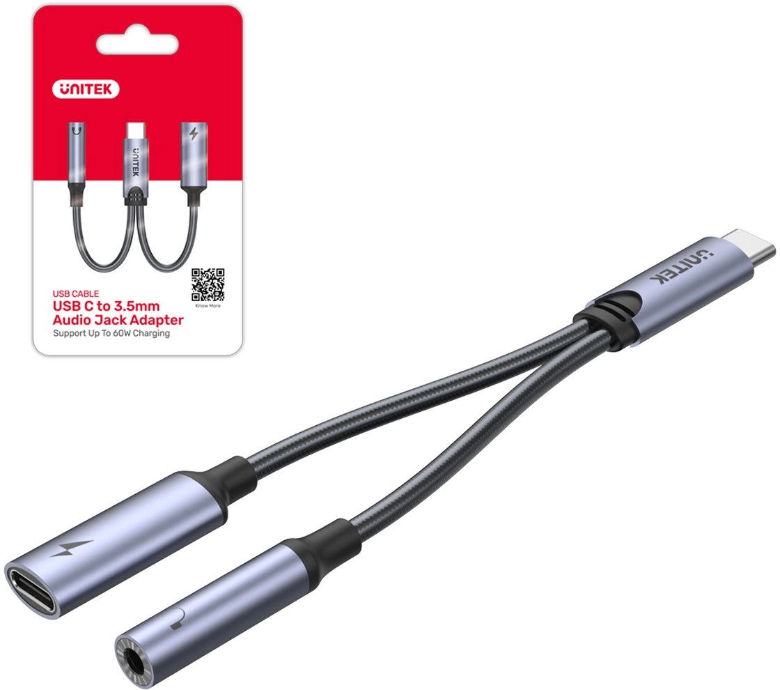 Adapter USB Unitek USB-C - Jack