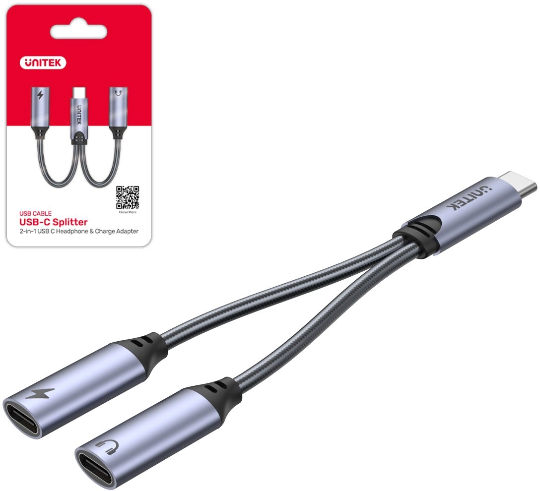 Kabel adapter Unitek M206A 2x USB-C