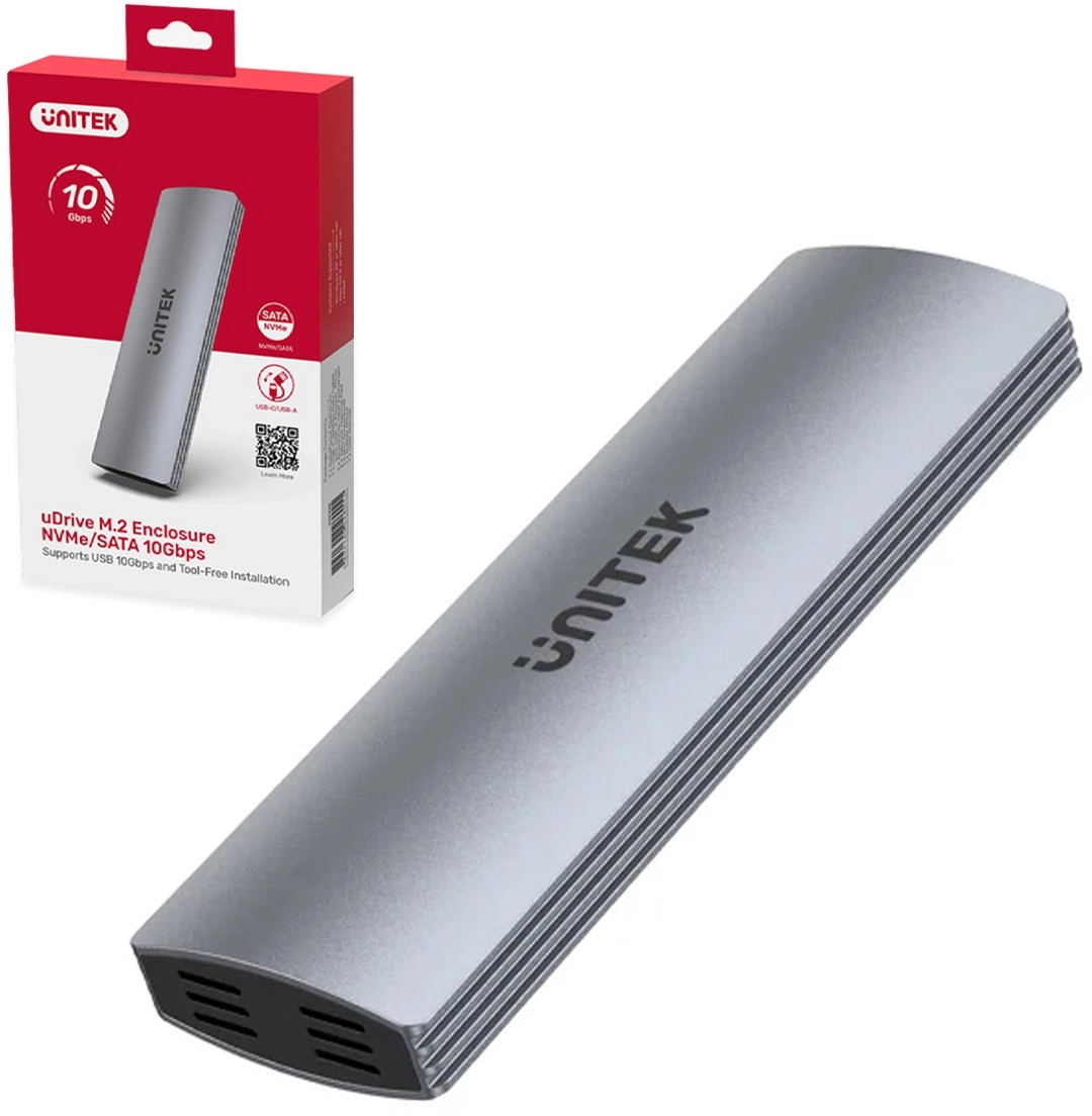 Kieszeń Unitek M.2 NVMe/SATA 10Gbps
