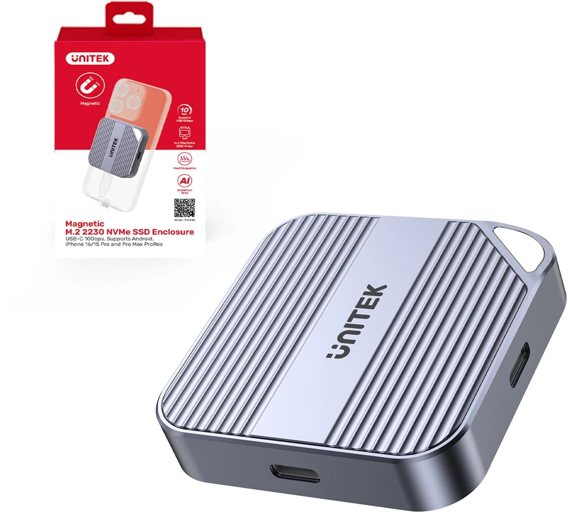Unitek SolidForce Reefer USB-C Magnetic Enclosure