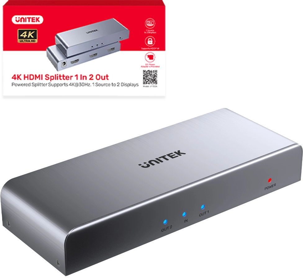 Unitek HDMI 1 IN-2 OUT 4K