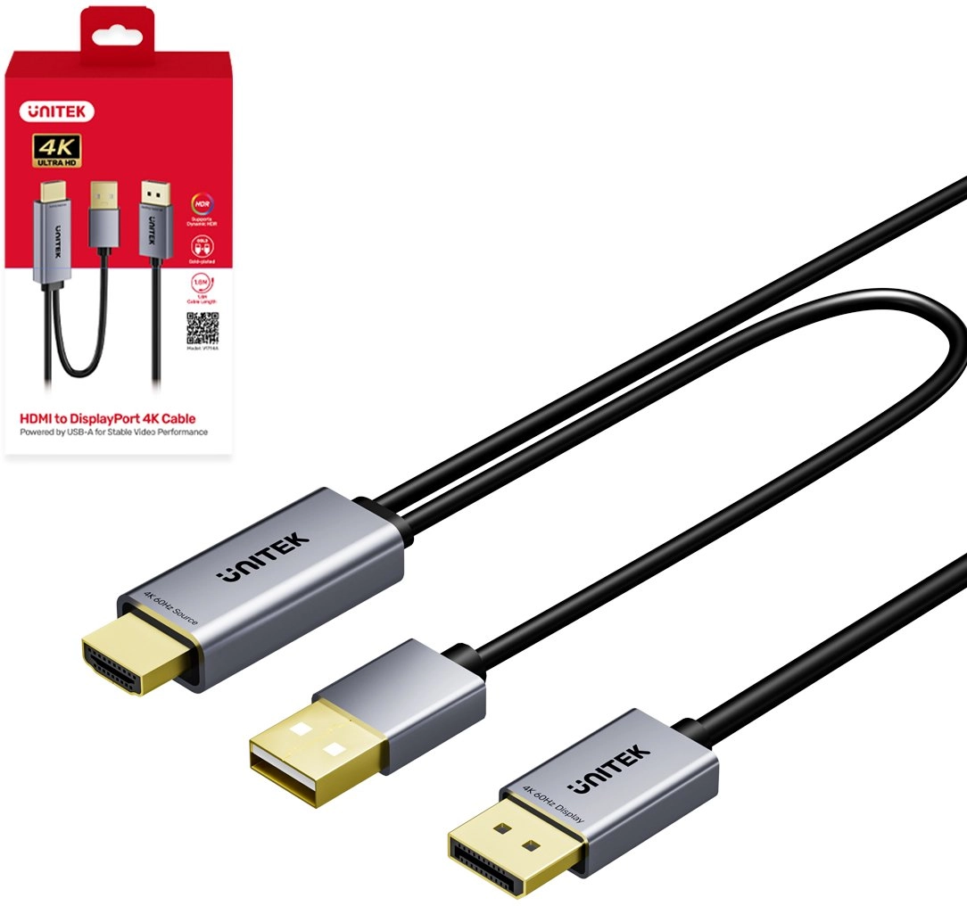 Unitek Cable Unitek HDMI to DisplayPort