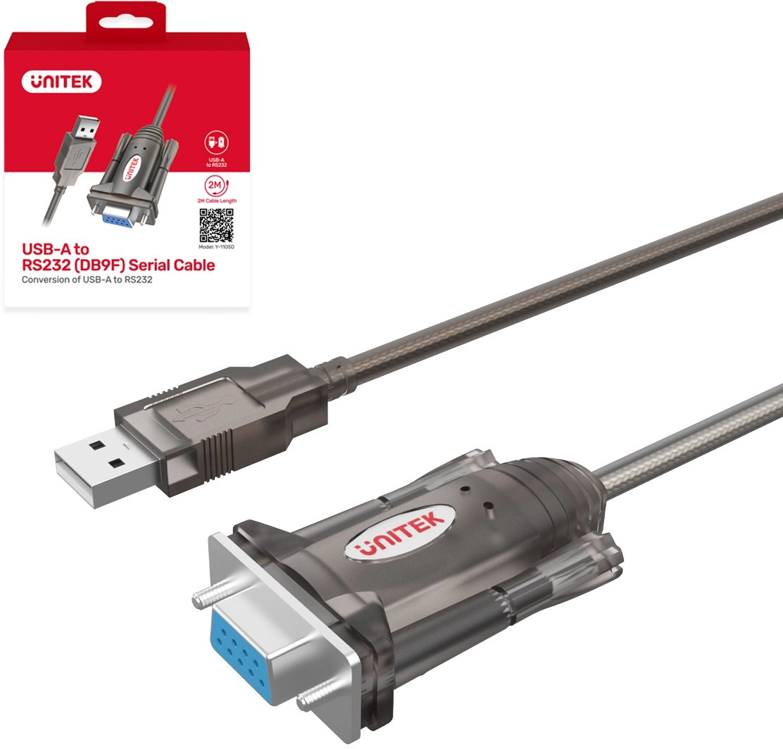 Unitek Kabel szeregowy USB-A na RS232