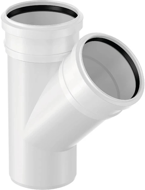 Uponor Decibel tee 110/50 45° 6414908479587
