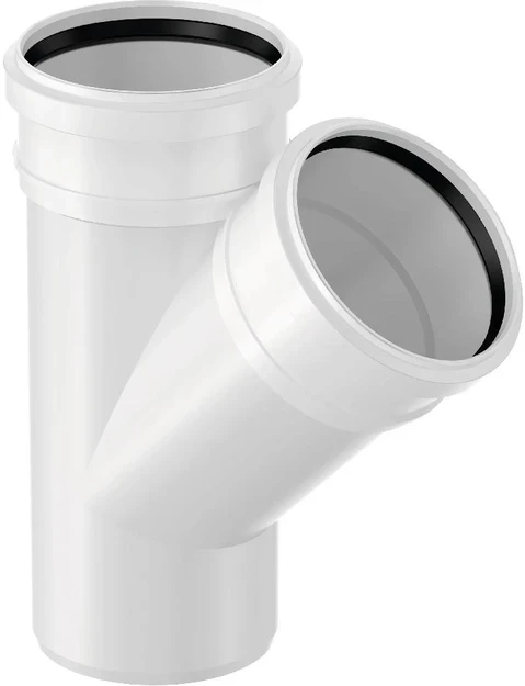 Uponor Decibel tee 110/110 45° 6414908479600