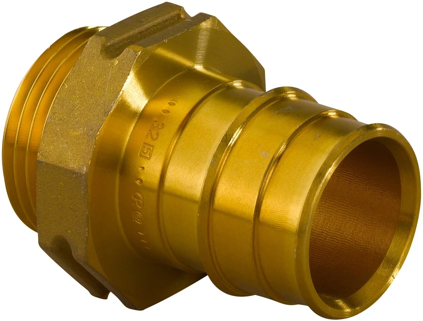Uponor QE connector with external thread