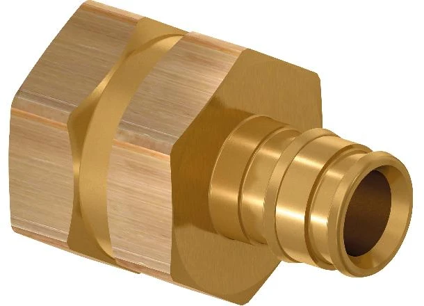 Uponor QE connector with internal thread