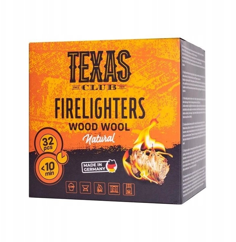 FIRE STARTERS ECO WOOD WOOL TEXAS