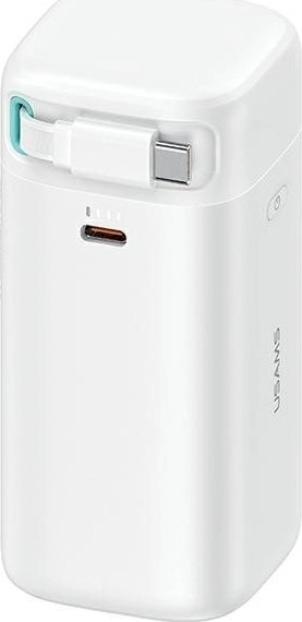 USAMS Powerbank with retractable USB-C cable