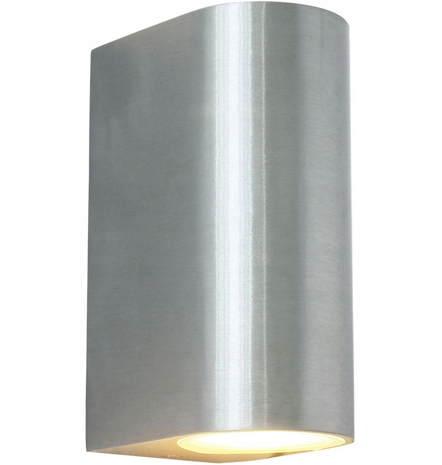 Mats II Väggarmatur 2xGU10-sockel IP44 Aluminium