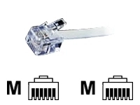 VALUE RJ-12 Cable  6P4C 15 m
