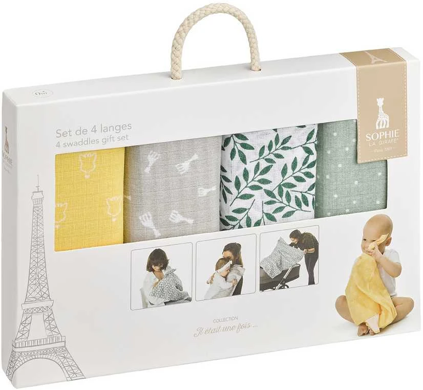 Towel VULLI Set of 4 colored