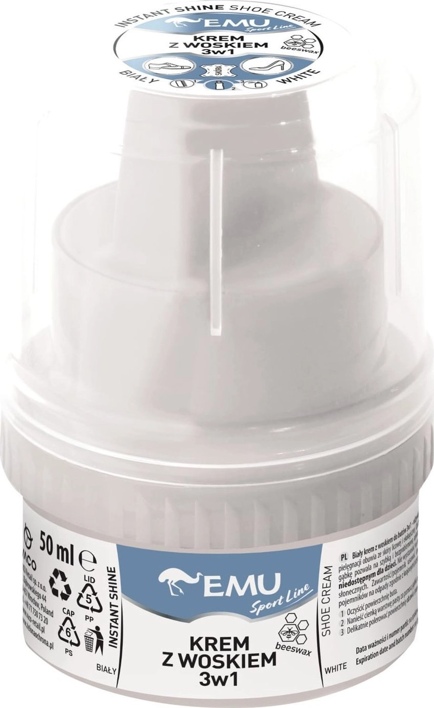 EMU Sport Line Cream with shoe