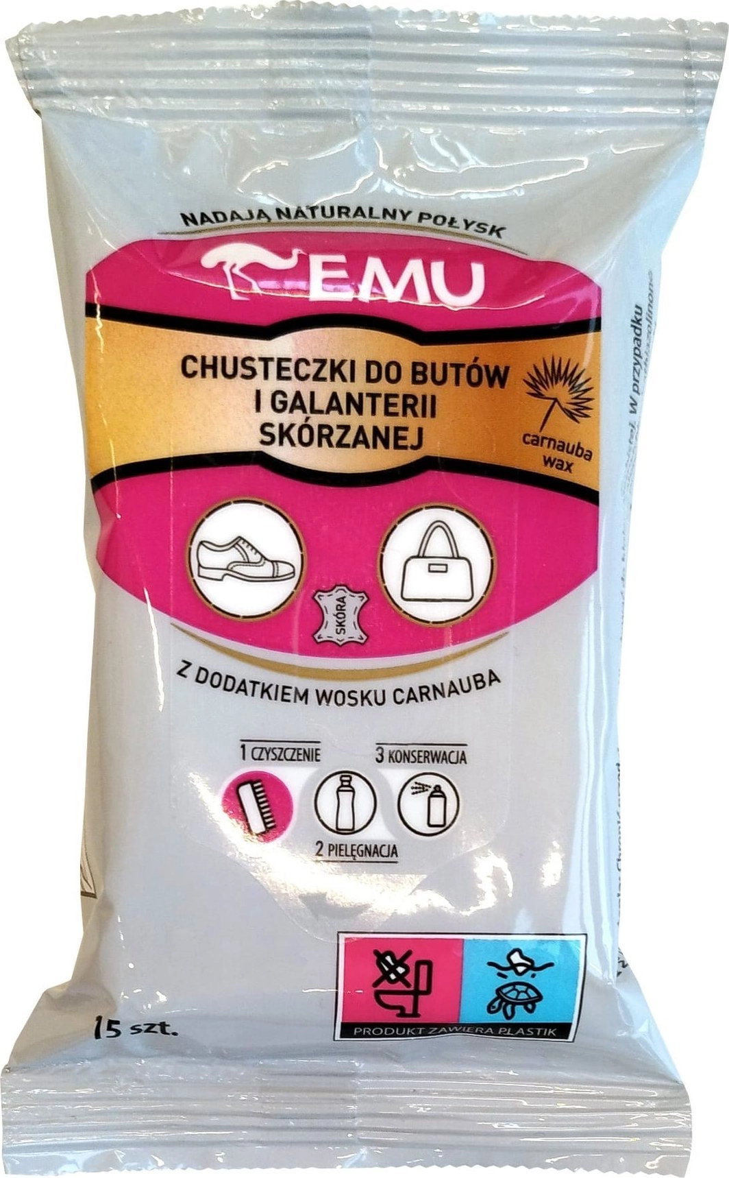 EMU Wipes for shoes and leather