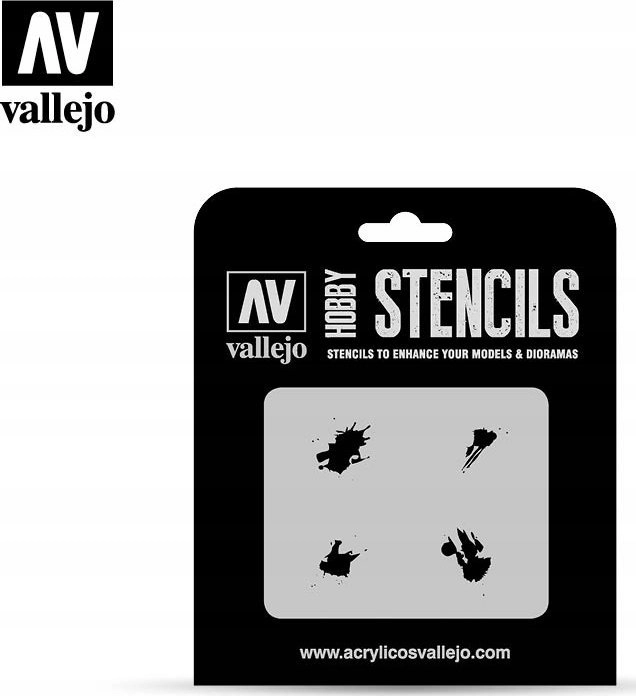 Vallejo Vallejo: Stencils - Petrol Spills