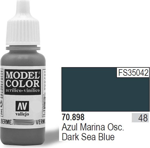 Vallejo Farba Nr48 Dark Sea Blue