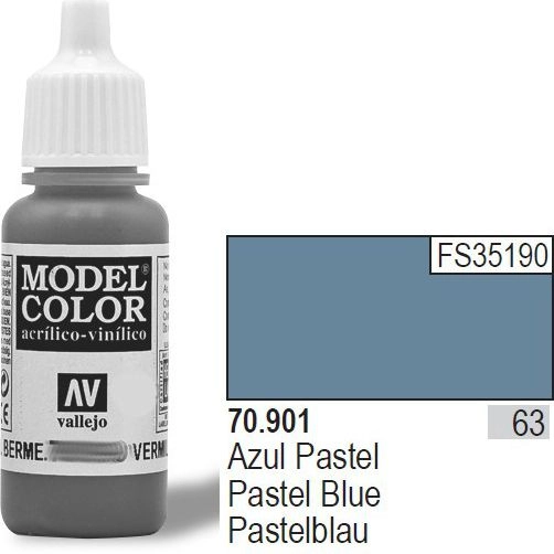 Vallejo Farba Nr63 Pastelowo niebieski Matt