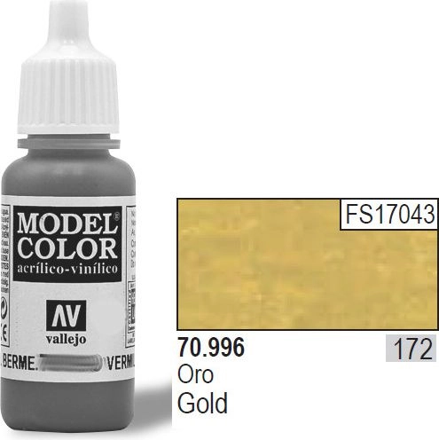 Vallejo Farba Nr172 Gold Metallic 17ml