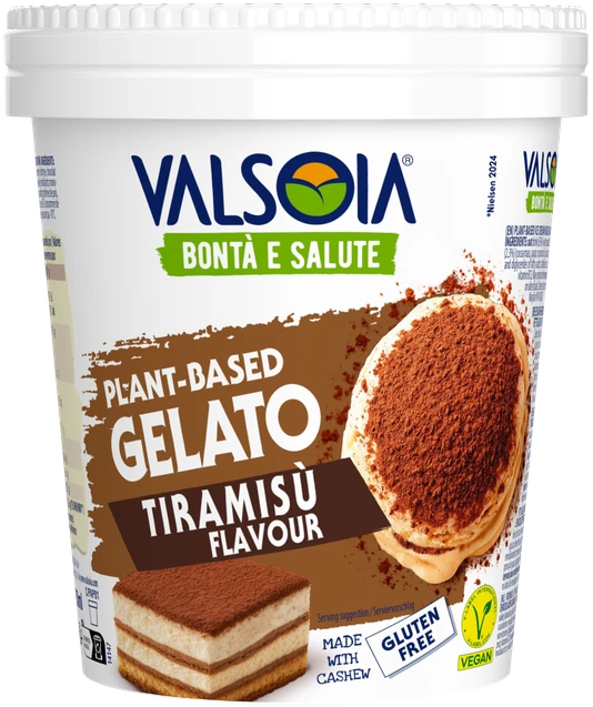 Edible ice cream VALSOIA  with oats