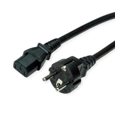 VALUE power cable  straight IEC connector